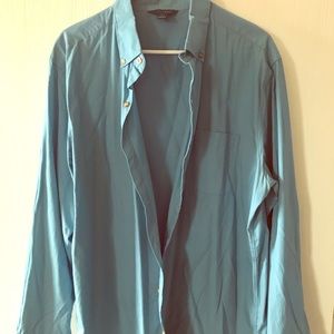 Falls Creek Blue Button Down